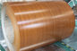 Pola Kayu 3D Dilapisi Aluminium Sheet Coil Untuk Logam Roller Shutter Door