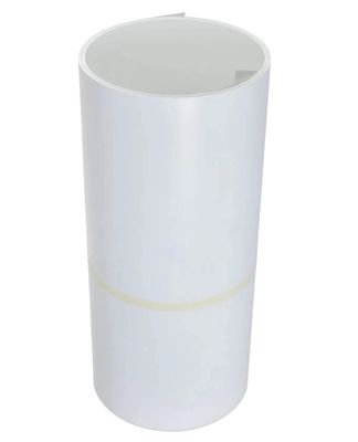 AA3105 14&quot;in X 50'feet Putih / Putih Warna Flshing Roll Pre-dicat Aluminium Trim Coil Digunakan Untuk Aluminium Gutter Membuat
