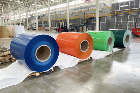 5000 Series Color Coated Aluminium Coil PVDF Digunakan untuk Transportasi