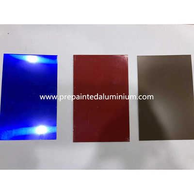 PVDF Painting ASTM Standard Prepainted Aluminium Untuk Dinding Gudang Dan Atap