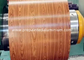 AA3003 3015 H24 Benih kayu tempered Warna dilapisi Aluminium Coil PVDF dilapisi aluminium untuk produksi