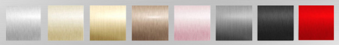 Lembaran aluminium Alloy 1085 ketebalan 0.60mm, hasil akhir cermin, Warna Emas 7