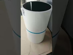 24In x 50 Feet Putih / Putih Warna Lapisan Aluminium Trim Coil AA3105 H14 Video Packing