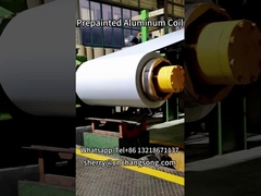 Produksi kumparan aluminium berlapis warna