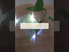 Paduan 1085 Ketebalan 0.60mm lembaran aluminium hasil akhir cermin Warna Emas Digunakan Untuk Panel Dekorasi Rumah