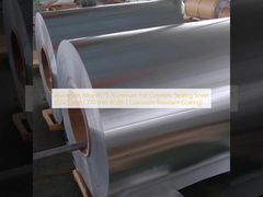 Aluminium Alloy 8079 Aluminium Foil Lembar Penyegel Kosmetik (Lebar 0,025 mm | 770 mm | Lapisan Tahan Korosi)
