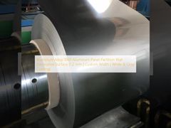 Permukaan Dekoratif Dinding Partisi Panel Aluminium 1060 Paduan Aluminium (1,2 mm | Lebar Khusus | Lapisan Putih & Abu-abu)