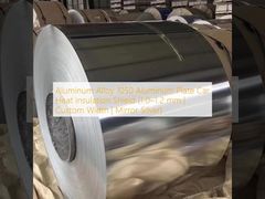 Pelat Aluminium Alloy 1050 Perisai Insulasi Panas Mobil (1.0–1.2 mm | Lebar Kustom | Perak Cermin)