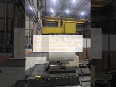 Panel Kabinet Distribusi Pelat Aluminium 1060 Paduan Aluminium (1,5–2,0 mm | Lebar Khusus | Lapisan Poliester Putih)