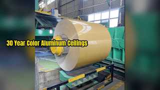 Plafon Aluminium Lembaran Tahan Lama Warna 30 Tahun
