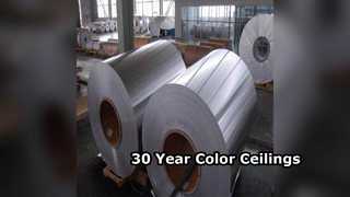 Plafon Aluminium Lembaran Tahan Lama Warna 30 Tahun