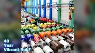 Panel Atap 40 Tahun Kumparan Aluminium PVDF