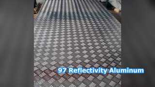 97 Reflektivitas Aluminium untuk Penerangan LED