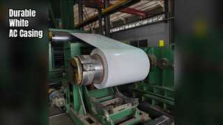 Kumparan Aluminium untuk Unit AC Lapisan Putih Tahan Lama