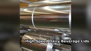 8011 Aluminium Foil Tutup Minuman Susu Menyegel Kesegaran