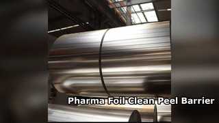 Pharma Foil PTP Blister Lidding Penghalang Tinggi