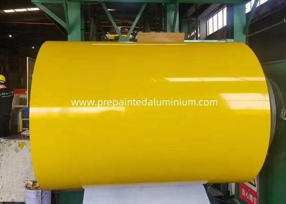 PVDF Paint Coating Aluminium Coil Tebal 0.50mm Untuk Konstruksi Atap
