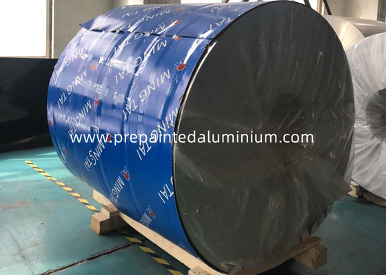 A3004 H24 Marmer Pattern Color Coating Aluminium Sheet Untuk Produk Rana Pintu
