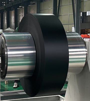 Paduan Aluminium 3003 H24 Kumparan Aluminium Berwarna Hitam Kumparan Strip Aluminium Pra-dilapisi Lebar 300Mm Ketebalan 1,00Mm