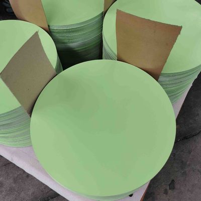Alloy1100 Temper HO Gambar Dalam 0.70X390Mm Diameter Cakram/Lingkaran Aluminium Dicat Mengkilap Tinggi untuk Panci Peralatan Dapur