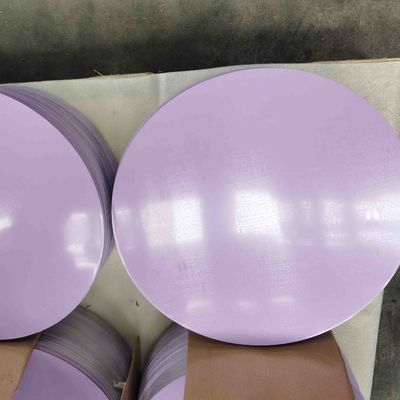 AA1060 H0 0.80mm Tebal Cakram Aluminium Prepaint Lingkaran Aluminium Penampilan Cantik untuk Pembuatan Pot