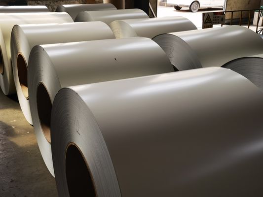 0.2-6.0mm Color Coated Aluminium Roofing Coil, Kualitas Tinggi Prepainted Aluminium Coil