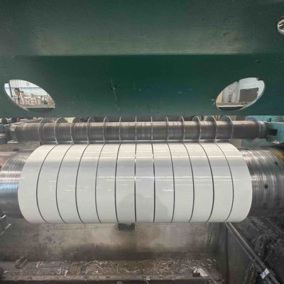 Aluminium Strip berlapis putih Coil PE berlapis aluminium stip digunakan dalam Channel huruf