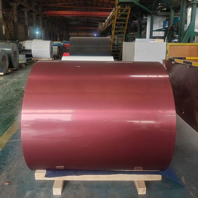 Cat Coating Aluminium Trim Coil untuk jendela dan atap Ketebalan 0,50mm
