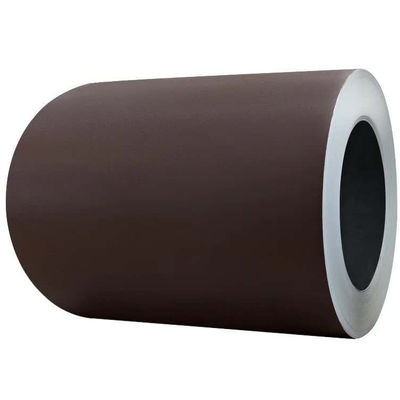 Warna cokelat dilapisi Koil Aluminium Prepainted Aluminium Sheet/Plate/Panel Untuk Curtain Wall