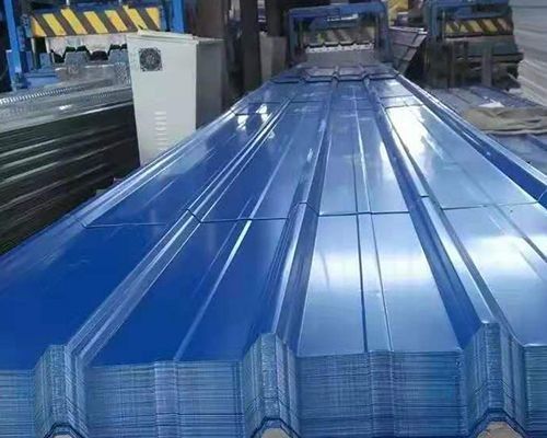 Alloy 3003 Proses Warna dilapisi Prepainted Coil Aluminium Untuk Gedung Pabrik