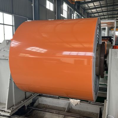 Alloy 1100 0.1mm Prepainted Color Coated Aluminium Coil Untuk Pengolahan Bagian Mekanis