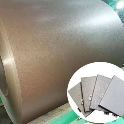 Alloy 3105 H24 0,75mm Ketebalan Berbagai Warna Pre-dicat Aluminium Coil Warna Lapisan Aluminium Untuk Lapisan Dinding