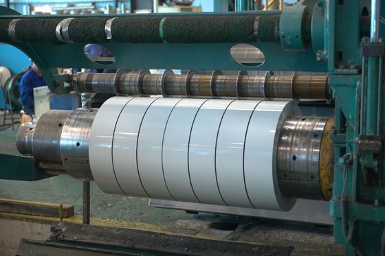 3003 H18 Warna dilapisi aluminium gulungan kumparan digulung dingin