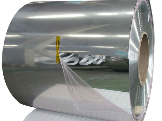 Alloy 1085 0.60mm Ketebalan Silver Mirror Finish Aluminium Sheet Reflektif di Atas 96% Untuk Pembuat Panel Energi Surya