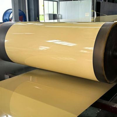 Lembaran Aluminium Pra dicat, PVDF Paint 25um Top Side lebar maksimum hingga 2490mm untuk mobil produksi