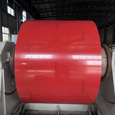 Alloy 5052 1.1mm Prepainted Aluminium Coil Untuk Panel Interior Kabin Kapal Laut