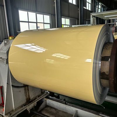 Kumparan Aluminium Berlapis Cat Poliester Hitam Satin Untuk Atap, Pelapis Dinding, Dan Talang Toleransi Lebar 0-4mm Tingkat Pembengkokan 90 Derajat