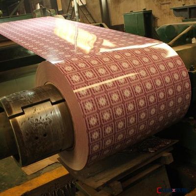 Paduan 3003 Pola Marmer Coating Aluminium Coil 24ga x 48inch pra -dicat aluminium sheet untuk fasad bangunan