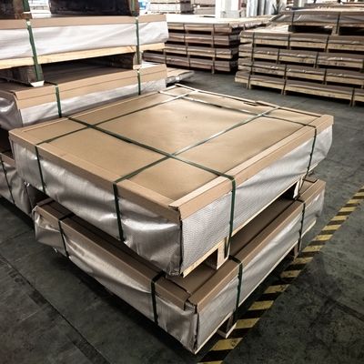 Alloy 3105 H24 Temper 0.45mm Ketebalan Lembar Aluminium Lapisan Warna Ral Untuk Panel Eksterior Bangunan