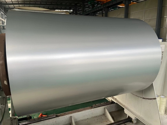 Alloy Aluminium 3105 0.45mm Ketebalan Matte Warna PVDF Pre-dicat Koil Aluminium Untuk dinding tirai panel fasad