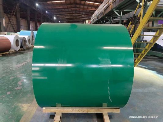 AA3003 H24 1.0MM Kumparan Aluminium Pra-cat untuk Atap Bangunan Pabrik