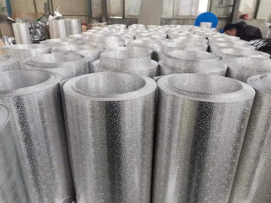 Alloy3105 26 Gauge x 36 '' inci berbagai warna cedar / plesteran lembaran aluminium emboss untuk panel dekoratif interior