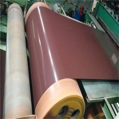 Alloy3105 0.28mm tebal 133mm lebar cat anti-goresan cat aluminium pra-dicat untuk menggulung pintu pembuatan tirai pintu rana menggulung tujuan
