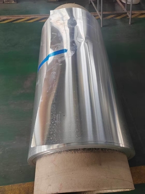 Alloy8011 H34 Food Grade Roller Coating Pre Painted Aluminium 0.23mm Coil tebal untuk Metal Lug Closure menggunakan