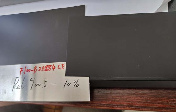 Paduan Aluminium 3105 2.00Mm Tebal Warna Matte Ral 9005 PVDF Kumparan Aluminium Pra-dicat untuk Panel Fasad Dinding Tirai