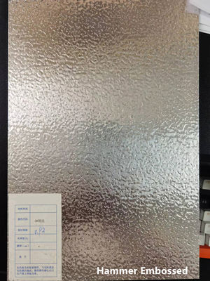 24Gauge Alloy3003 Permukaan Akhir Keriput Kumparan Aluminium Berwarna Lembaran Aluminium Prepaint untuk Panel Dekorasi Interior