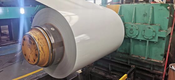 Paduan Aluminium 3003 H24 Temper Bots Sisi Warna Putih Gulungan Aluminium Pra-dilapisi Kumparan Strip Aluminium 300Mm Lebar 1.00Mm Tebal untuk Tanda Surat Saluran