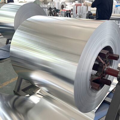 Aluminium Foil Lapis Warna Pra-Cat 0.01-0.08mm Paduan 8011/8079 dengan Ketahanan UV