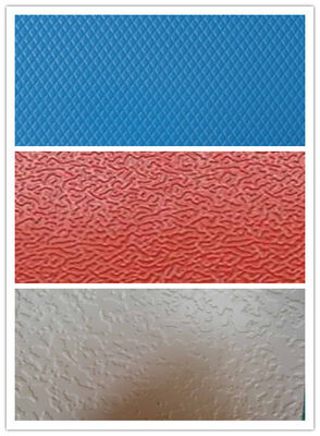 1.5mm Ketebalan Stucco Aluminium Plat 1219x2438mm untuk produksi Panel dinding dekoratif