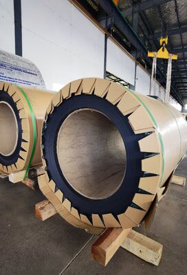 RAL 7046 Lapisan AA3003 H24 Ketebalan 4,76 mm Prepainted Aluminium Coil untuk dinding tirai luar